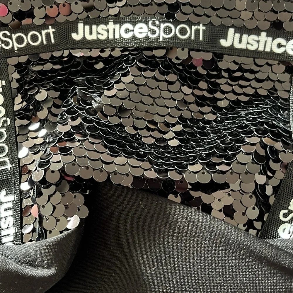 Justice Sport Girl’s Black Waist Pack One Size NWT